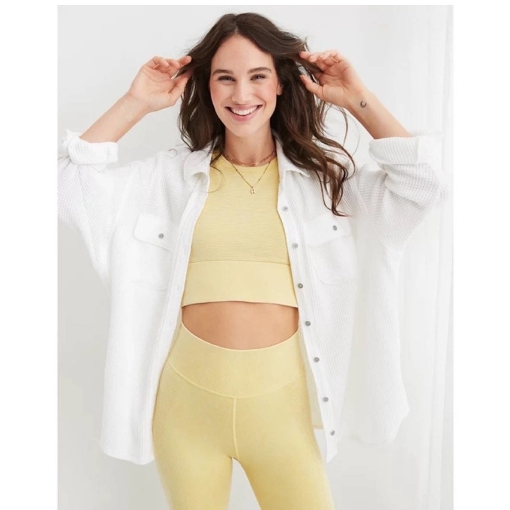 Aerie Lumberjane Waffle XXL Shirt